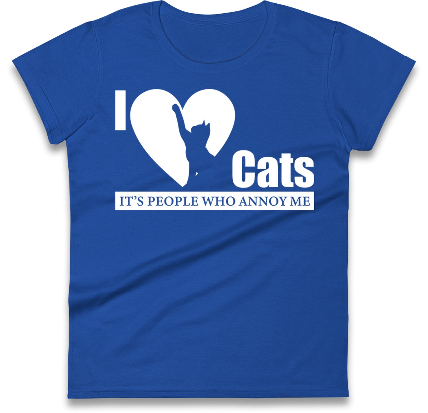 i love cats womens t shirt
