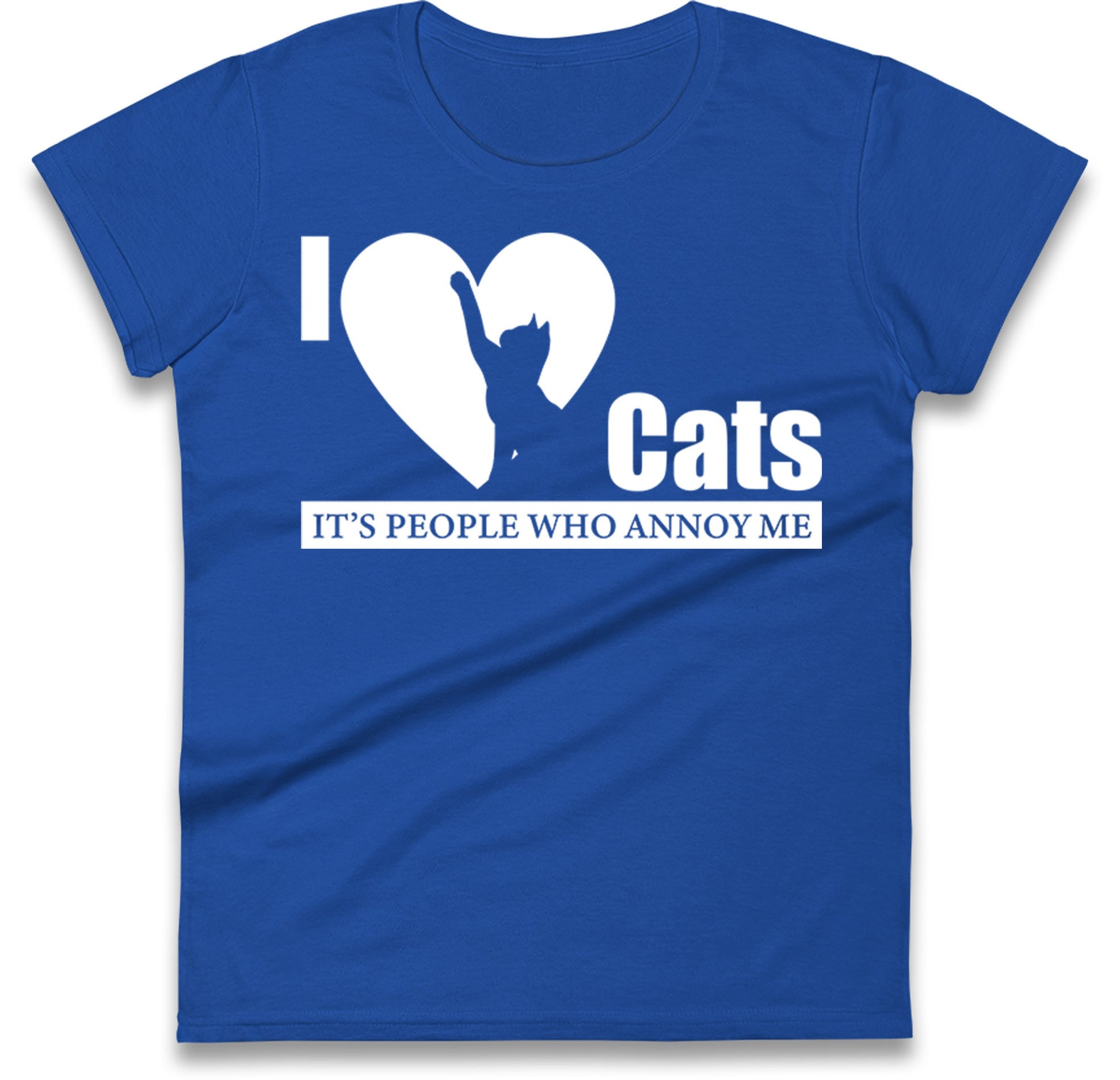 i love cats womens t shirt