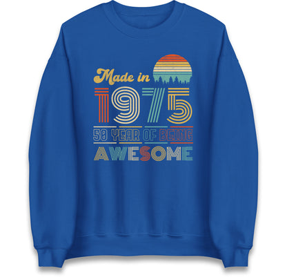 Vintage 50th Birthday Jumper