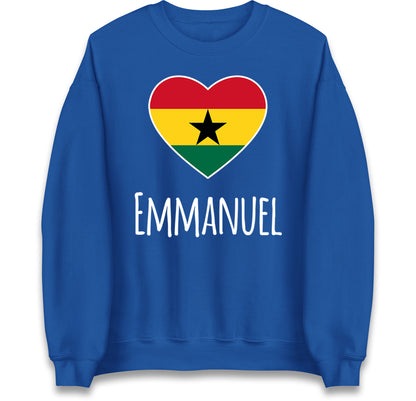 Ghana Heart Flag Jumper