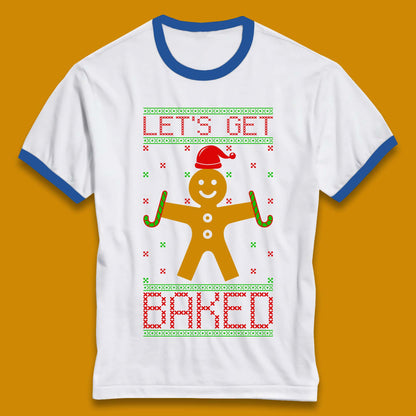 Gingerbread Christmas Ringer T-Shirt