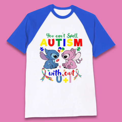 You Can't Spell Autism Baseball T-Shirt