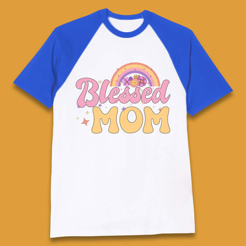 Blessed Mom Baseball T-Shirt