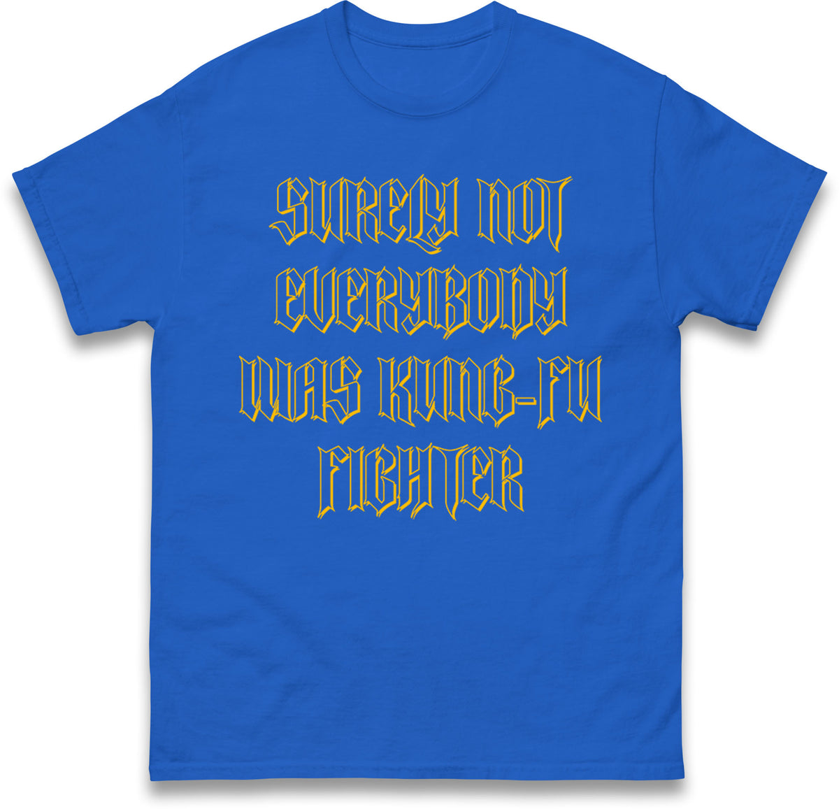 Surely Not Everybody Was Kung Fu Fighter T Shirt