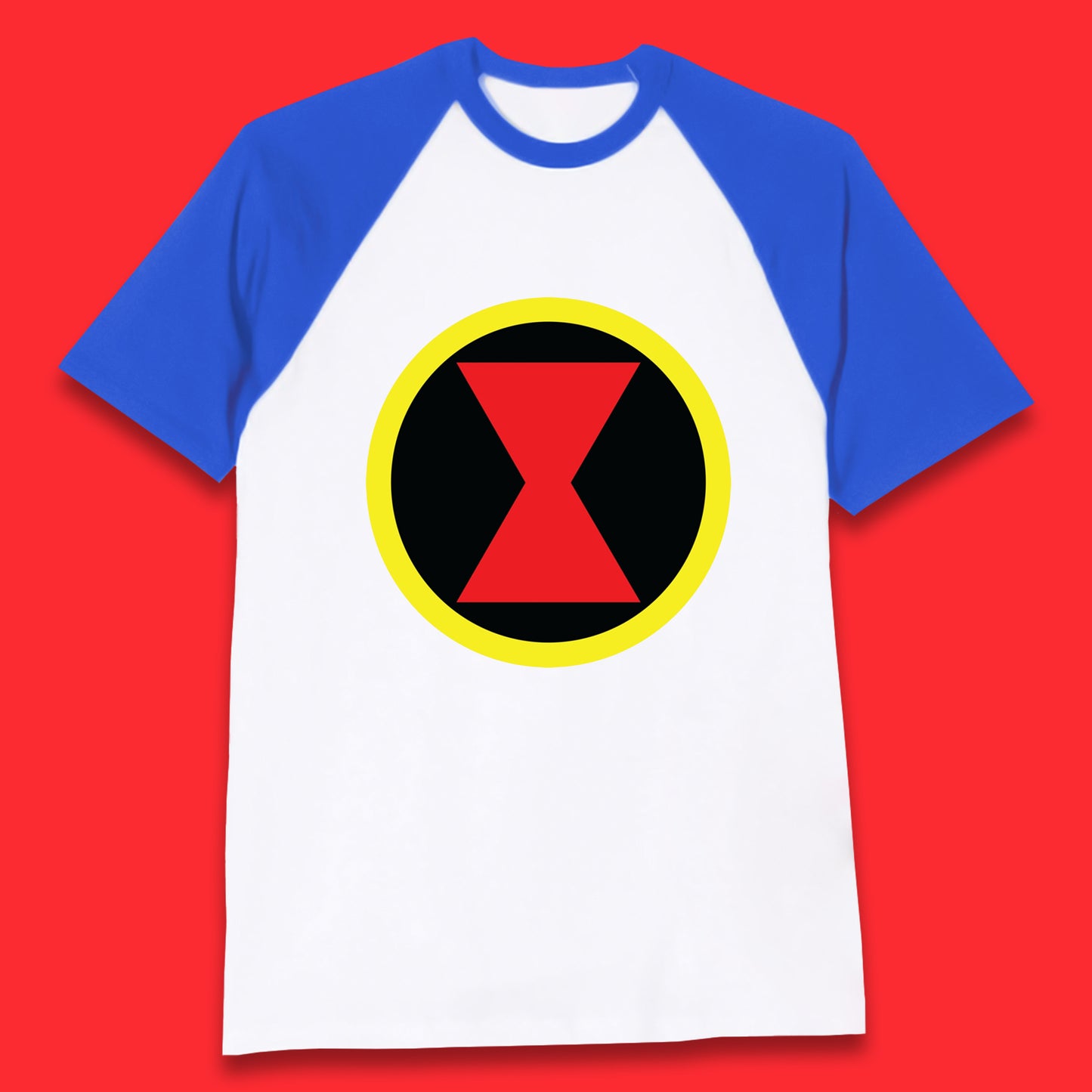 Black Widow Diy Black Symbol Logo Marvel Avengers Superhero Marvel Comics Gift for Marvel Fan Baseball T Shirt