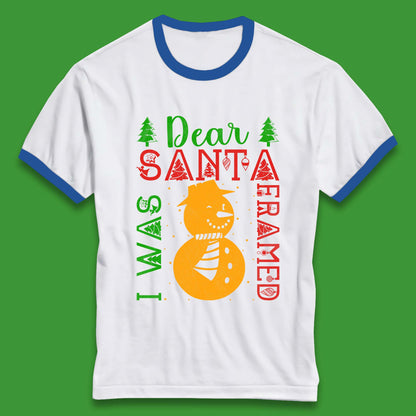 snowman christmas ringer t shirts