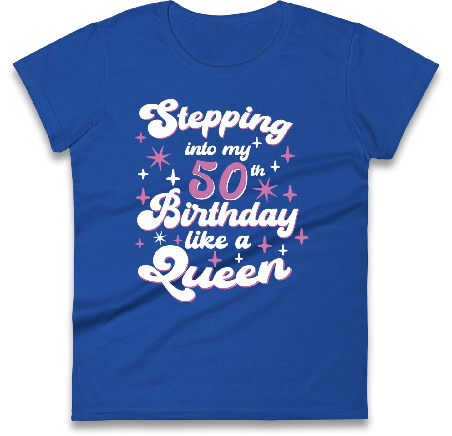Queen 50th Birthday Womens T Shirt