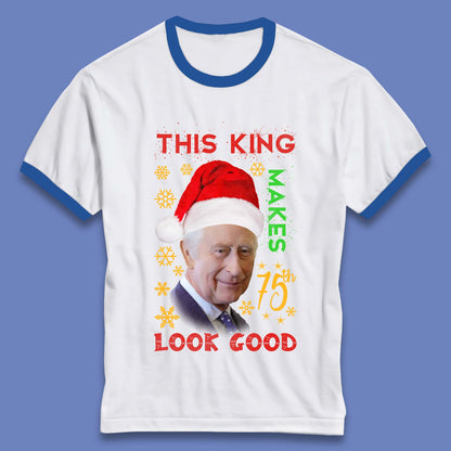 King Charles III Christmas Ringer T-Shirt