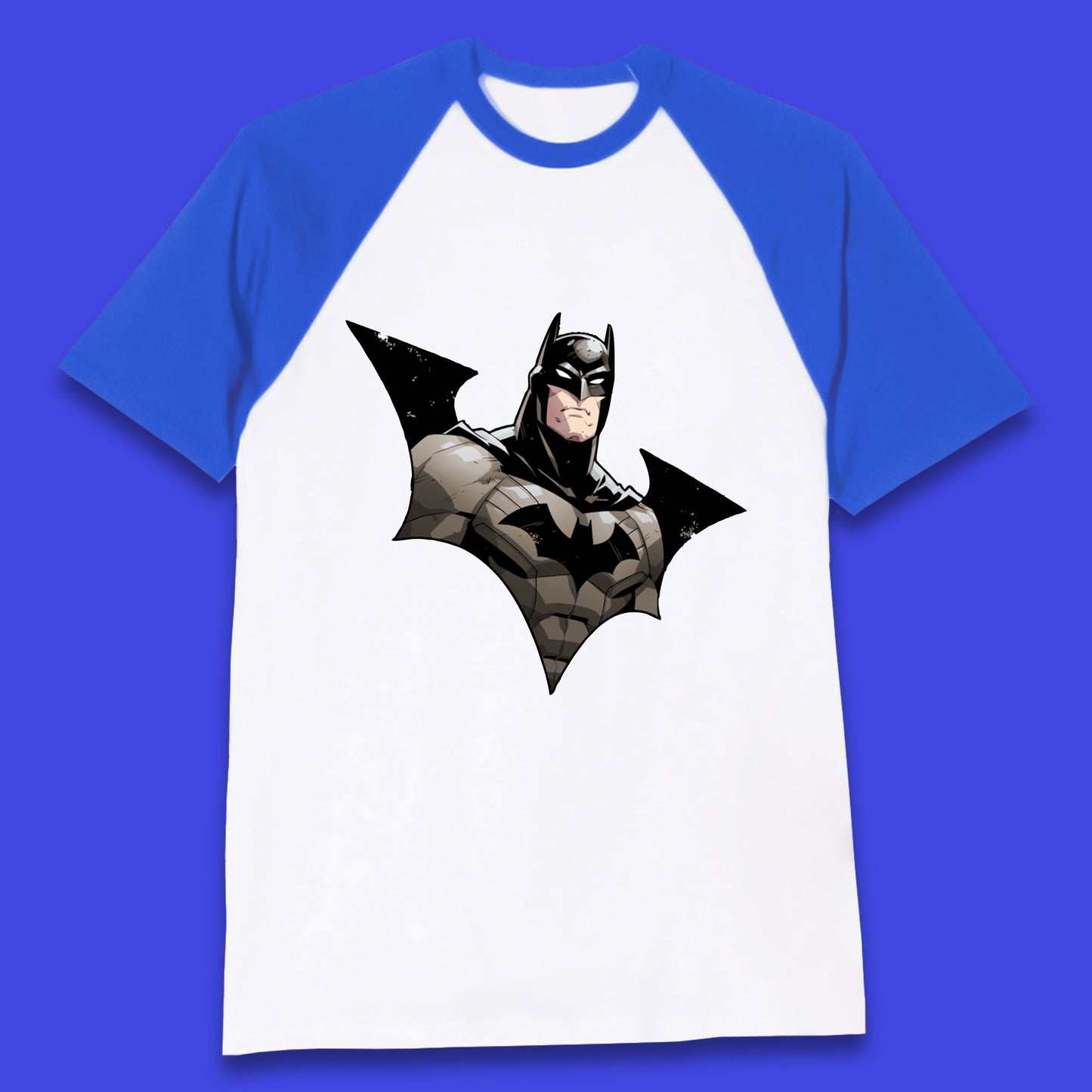 Batman Superhero DC Comics Batman Comic Book Fictional Character Baseball T Shirt