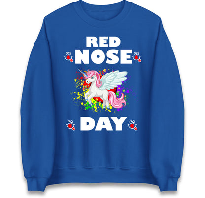 Unicorn Red Nose Day Jumper