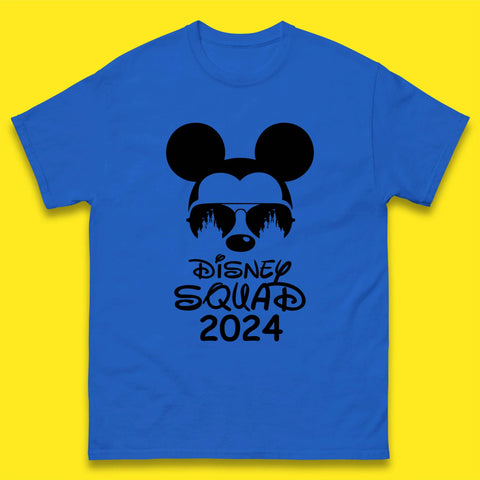 Disney Squad 2024 Mickey Mouse Minnie Mouse Cartoon Magic Kingdom Disney Castle Disneyland Trip Kids T Shirt