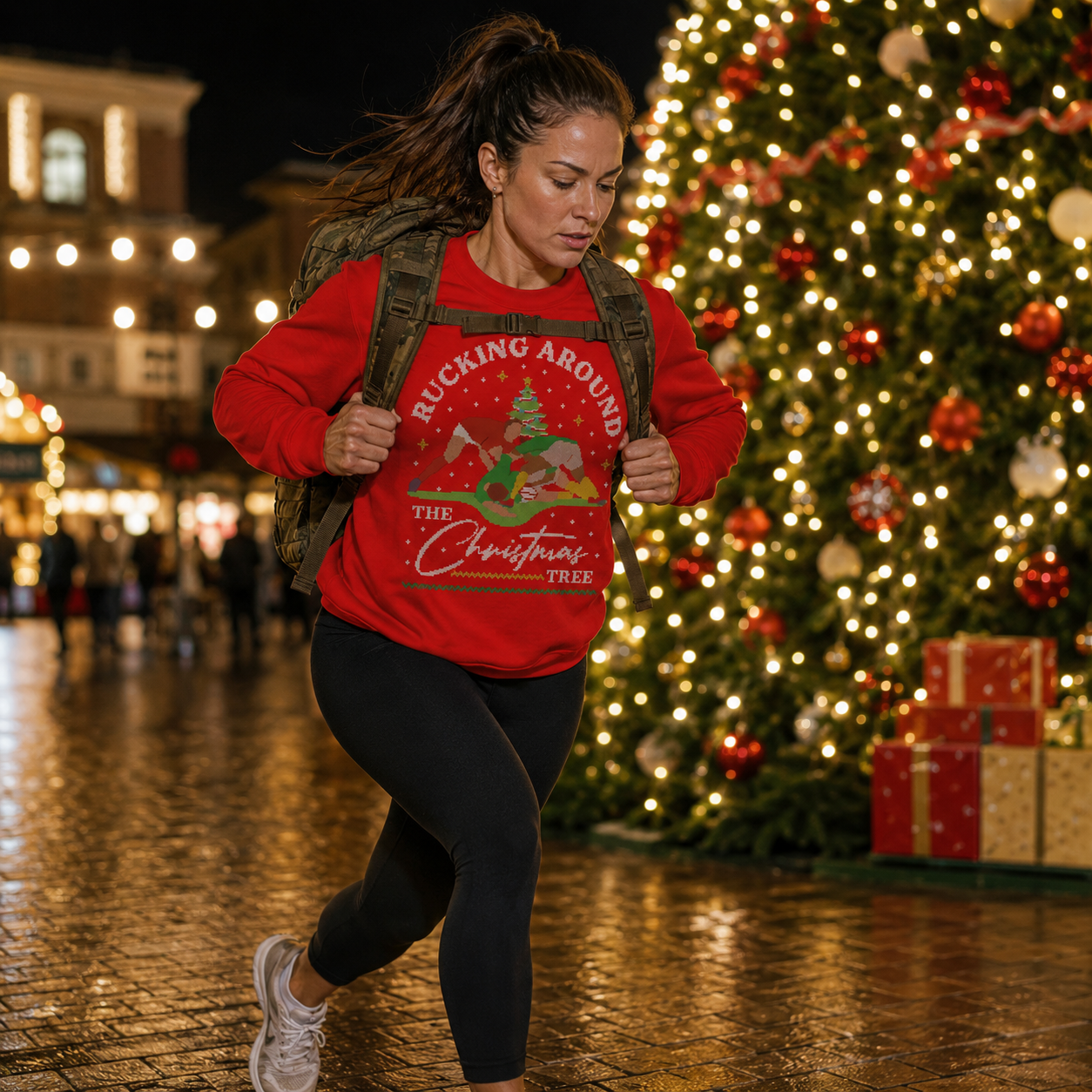 Rucking Around The Christmas Tree Jumper