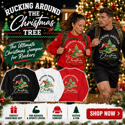 Rucking Around The Christmas Tree Jumper