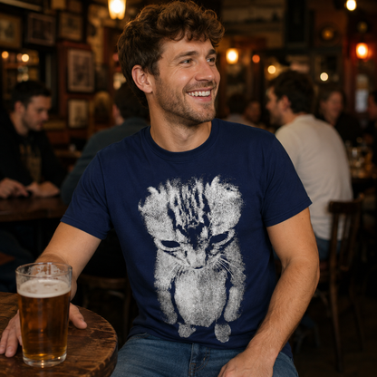 Sad Kitten Meme Standing Cat T Shirt