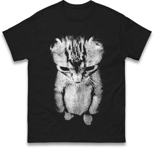 Sad Kitten Meme Standing Cat T Shirt