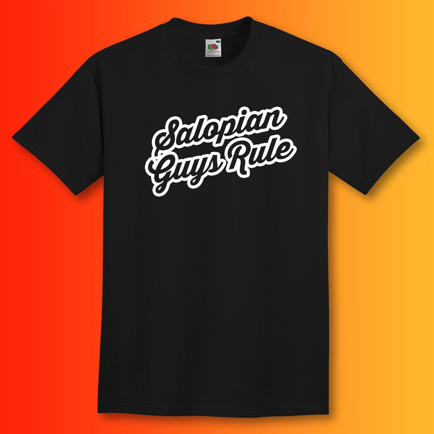 Salopian Guys Rule T-Shirt Black