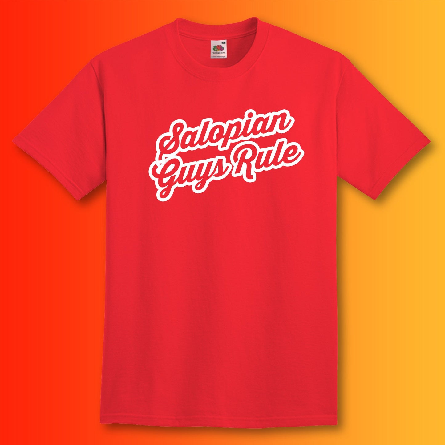 Salopian Guys Rule T-Shirt Red