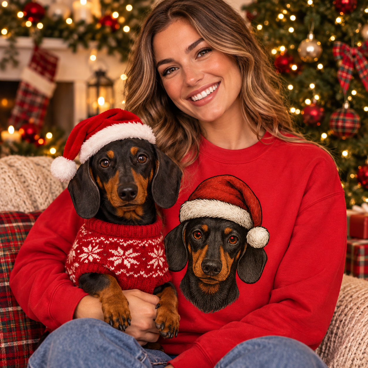 Sausage Dog Christmas Jumper