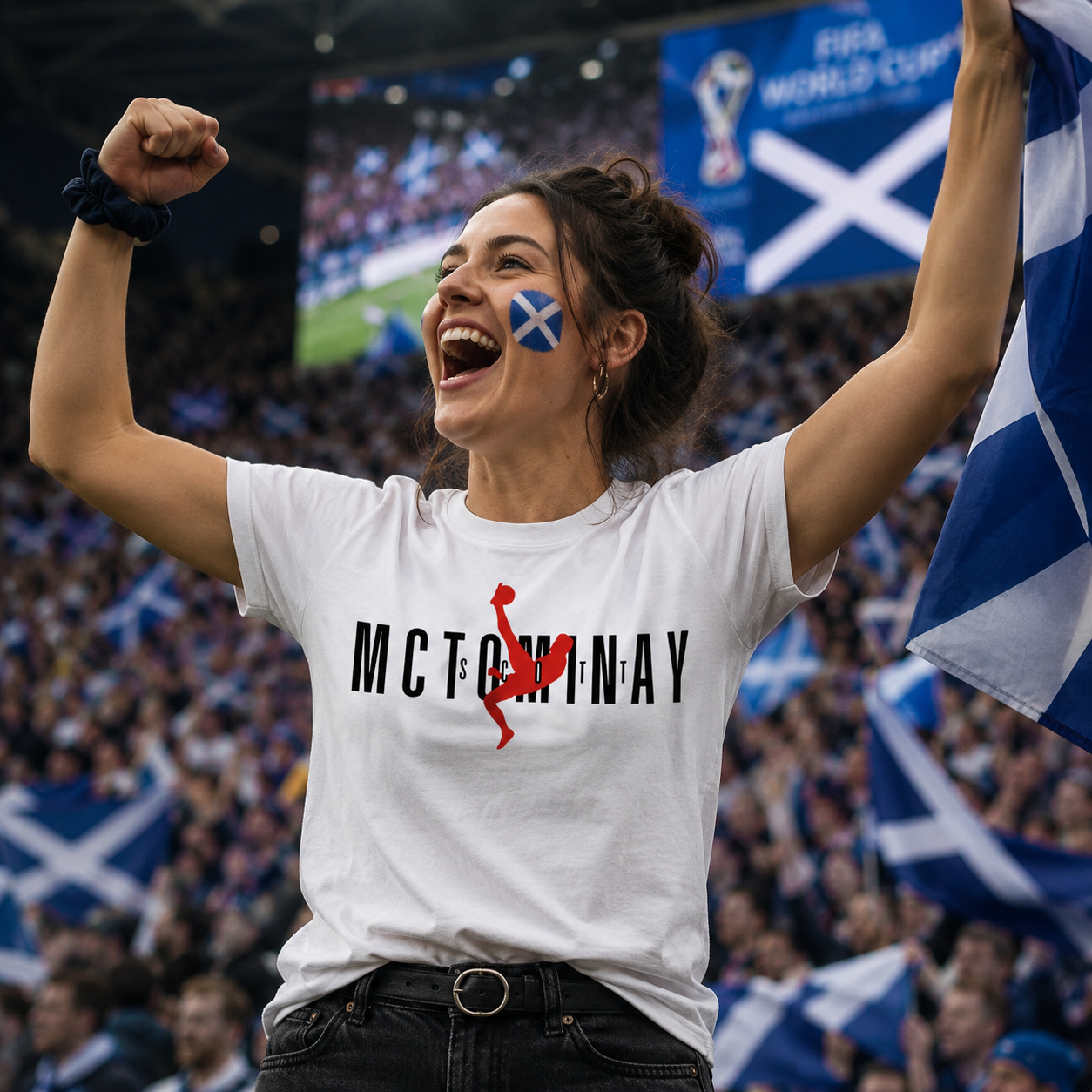 Scott McTominay Scotland Football Air Jordan T Shirt