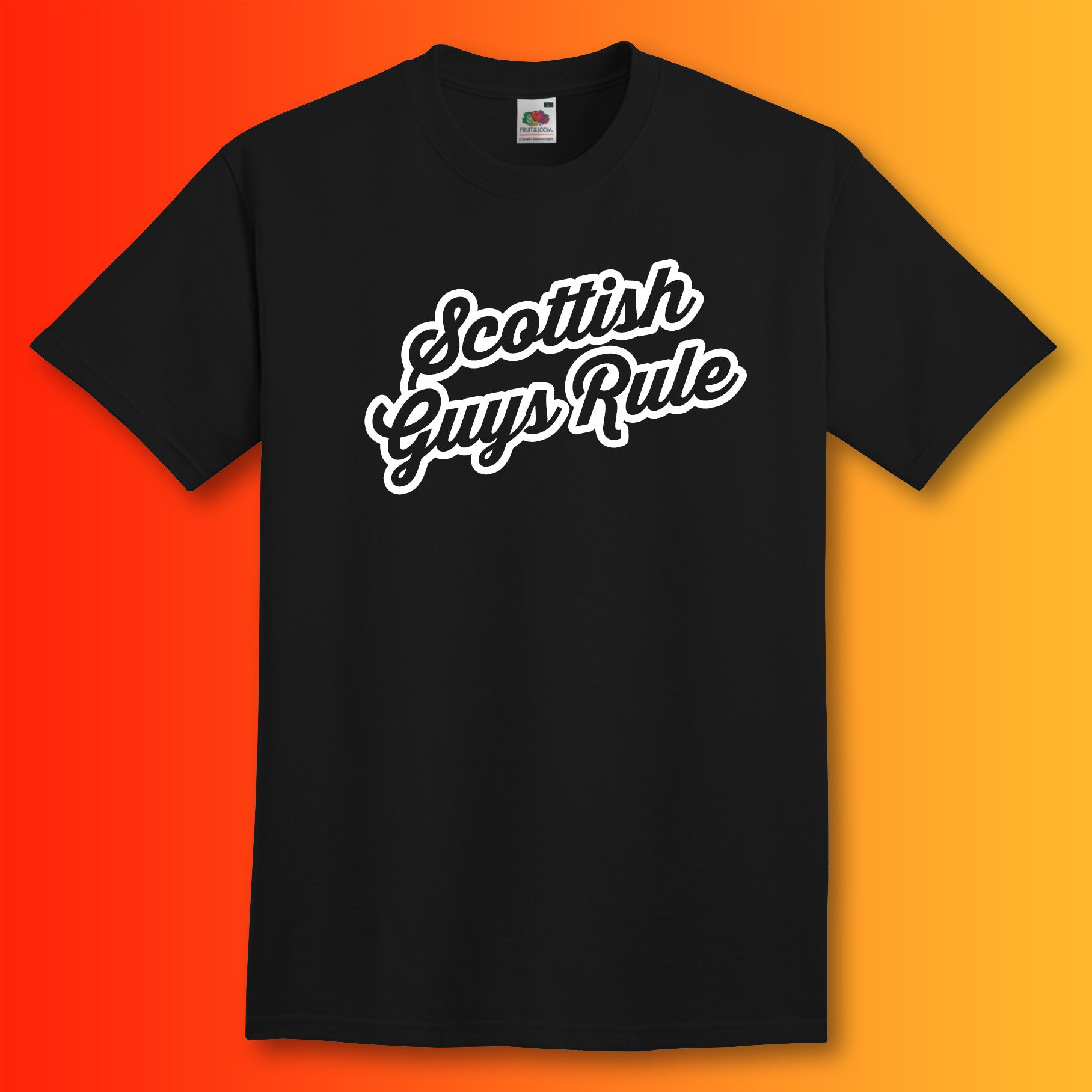 Scottish Guys Rule T-Shirt Black