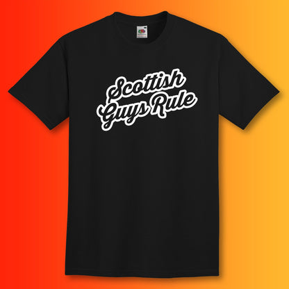Scottish Guys Rule T-Shirt Black
