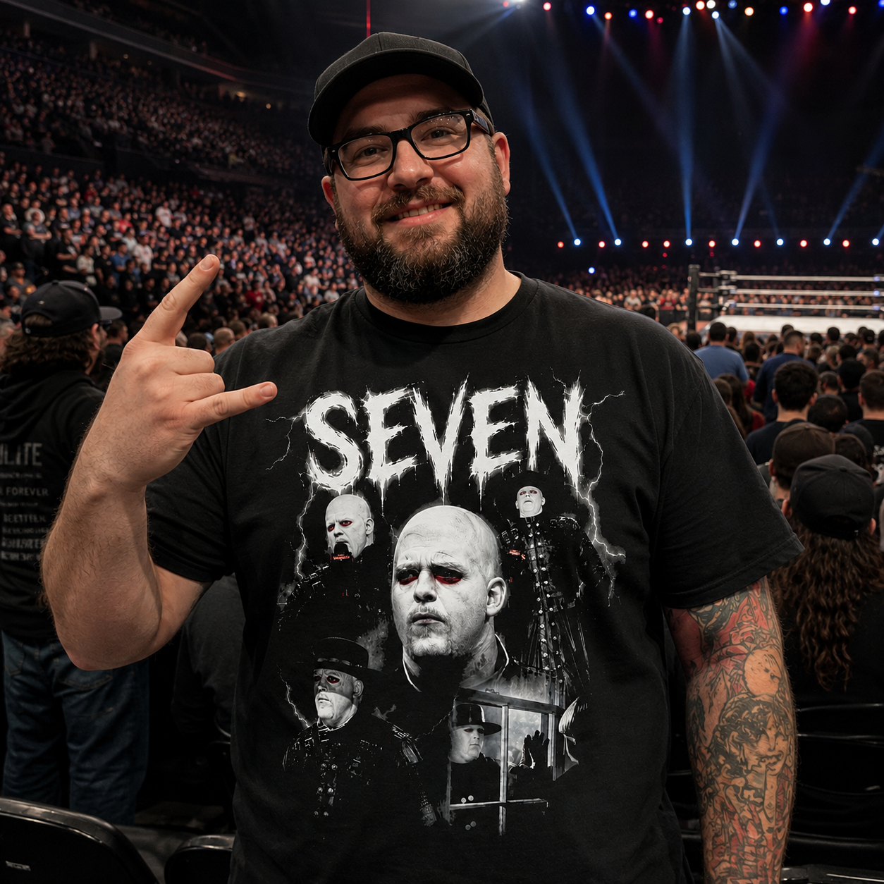 Seven Dustin Rhodes Pro Wrestling Tee Shirt