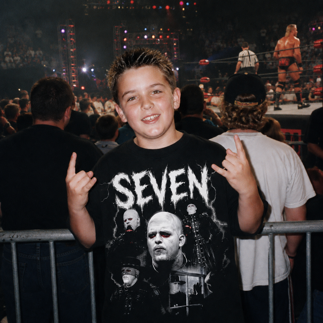 Seven Dustin Rhodes Pro Wrestling Tee Shirt