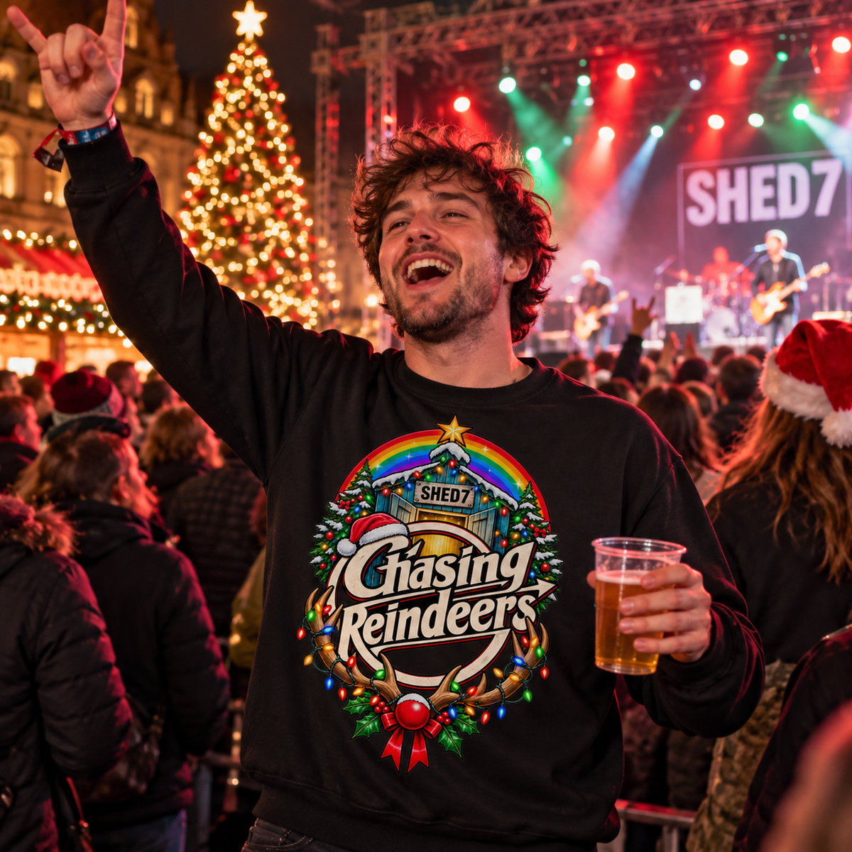Shed Seven Christmas Jumper