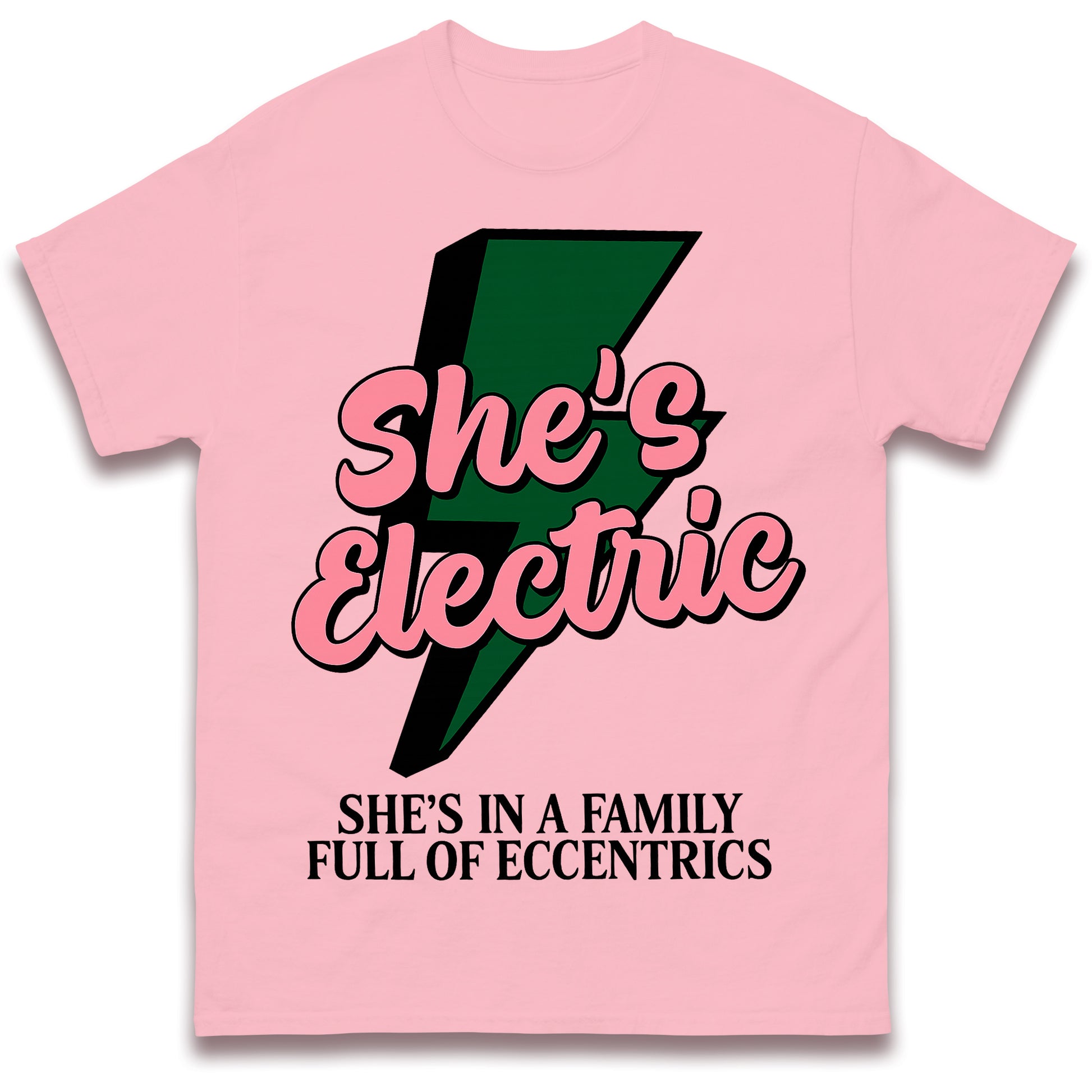 IVYRISE Women's Vintage Graphic Tee - 'In A World Full Of Tens Be An Eleven' Funny 90s Shirt (Pink, X-Large)