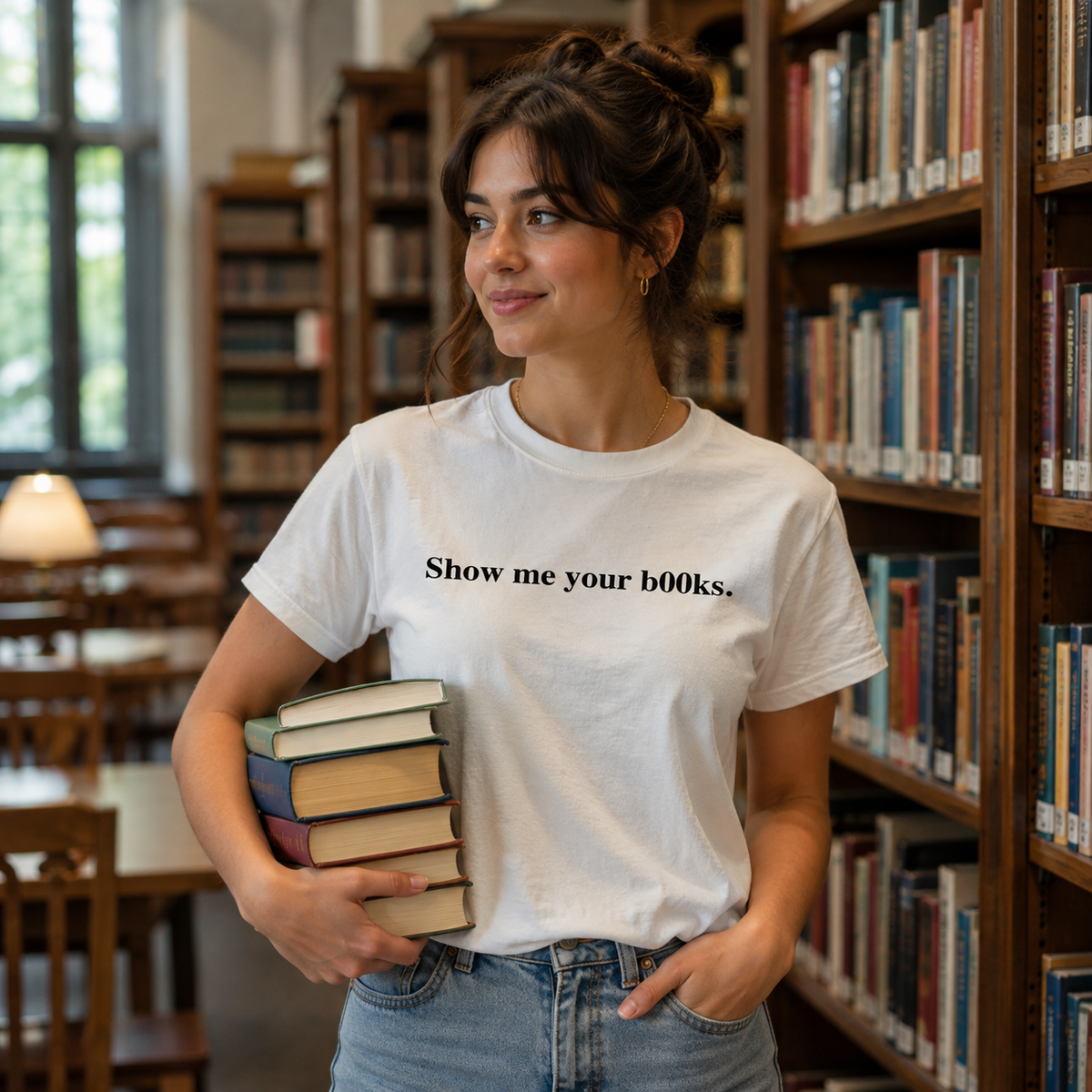 Show Me Your Books T Shirt