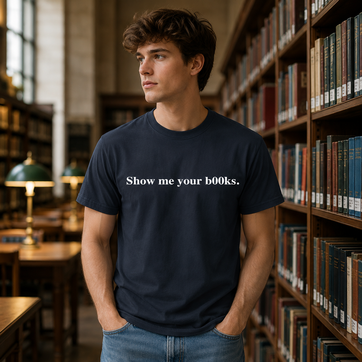 Show Me Your Books T Shirt