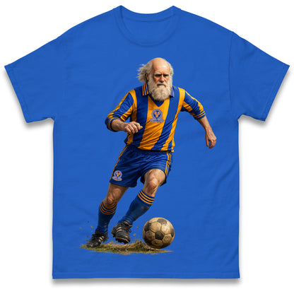 Retro Shrewsbury Town Charles Darwin T Shirt