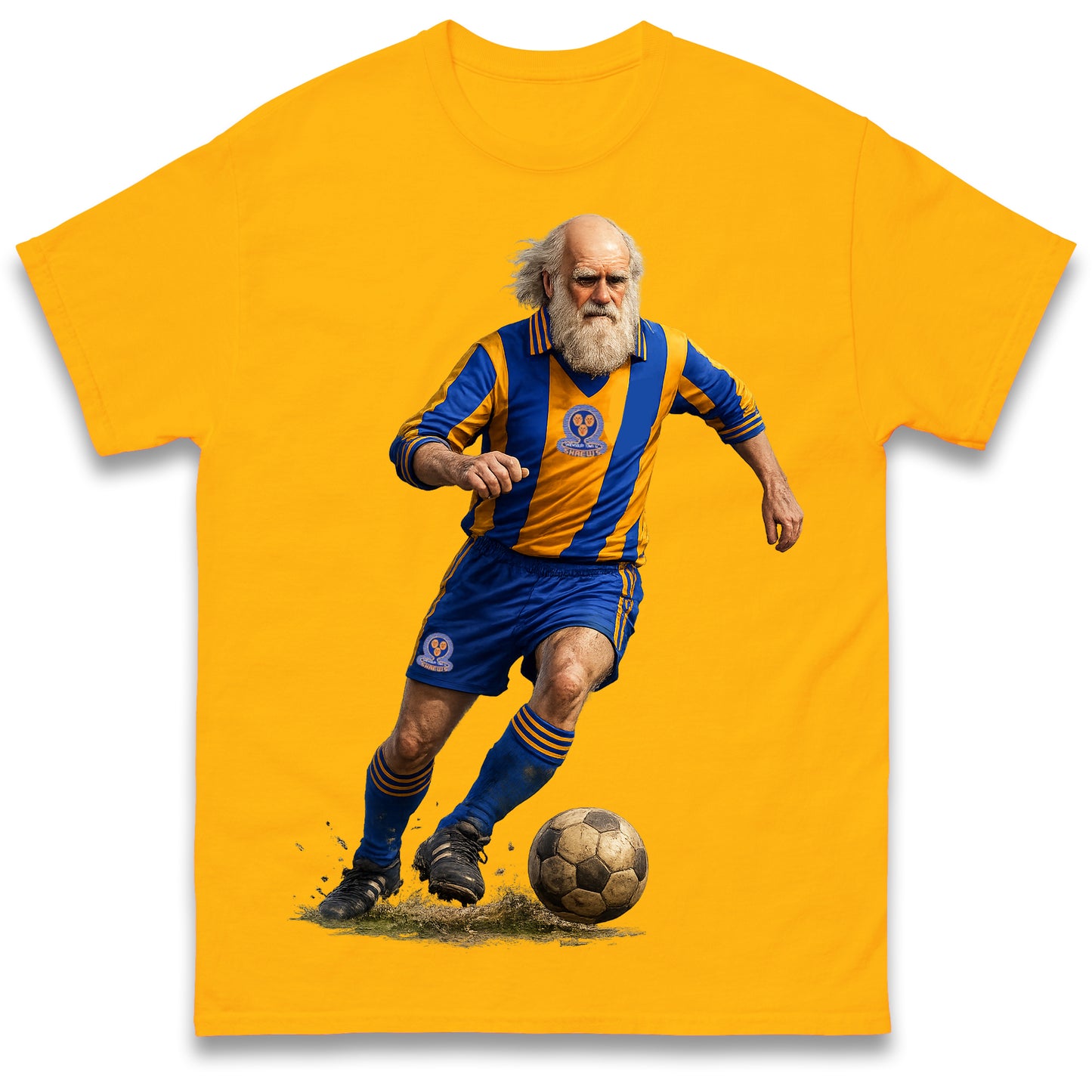 Retro Shrewsbury Town Charles Darwin T Shirt