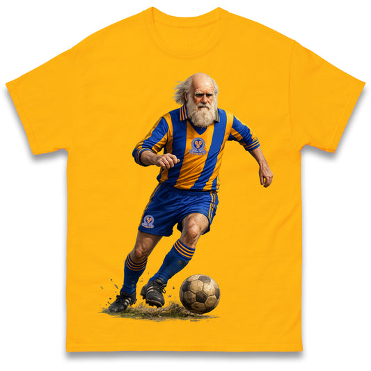 Retro Shrewsbury Town Charles Darwin T Shirt