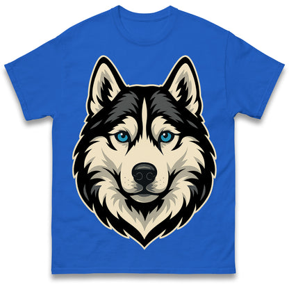 Siberian Husky Face T Shirt