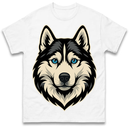Siberian Husky Face T Shirt