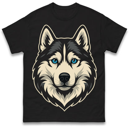 Siberian Husky Face T Shirt