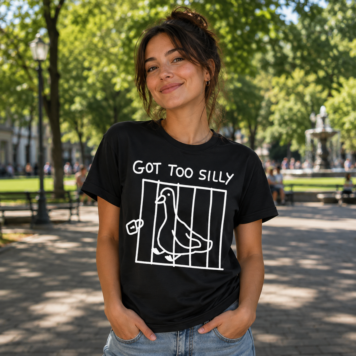 Silly Goose Ladies T Shirt