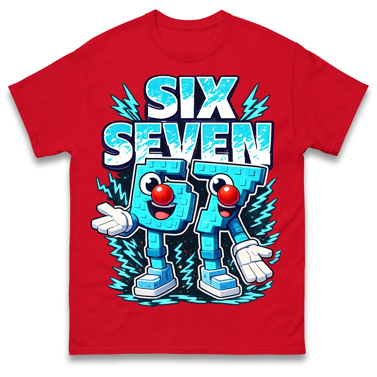 Six Seven Red Nose Day T Shirt