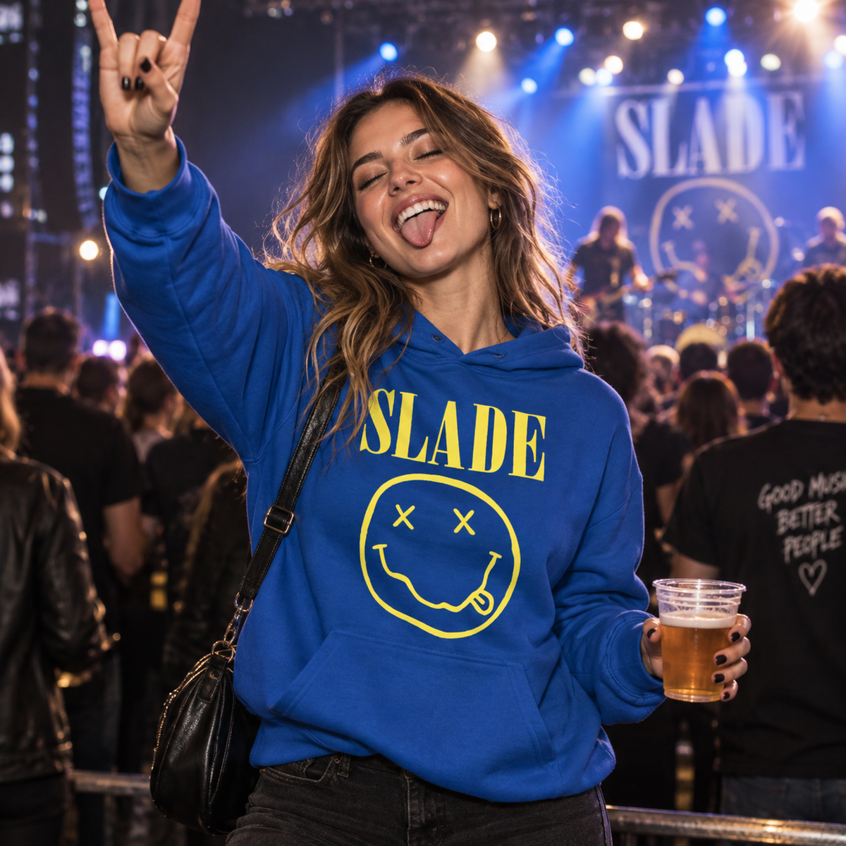 Classic Slade Nirvana Robbie Williams Hoodie
