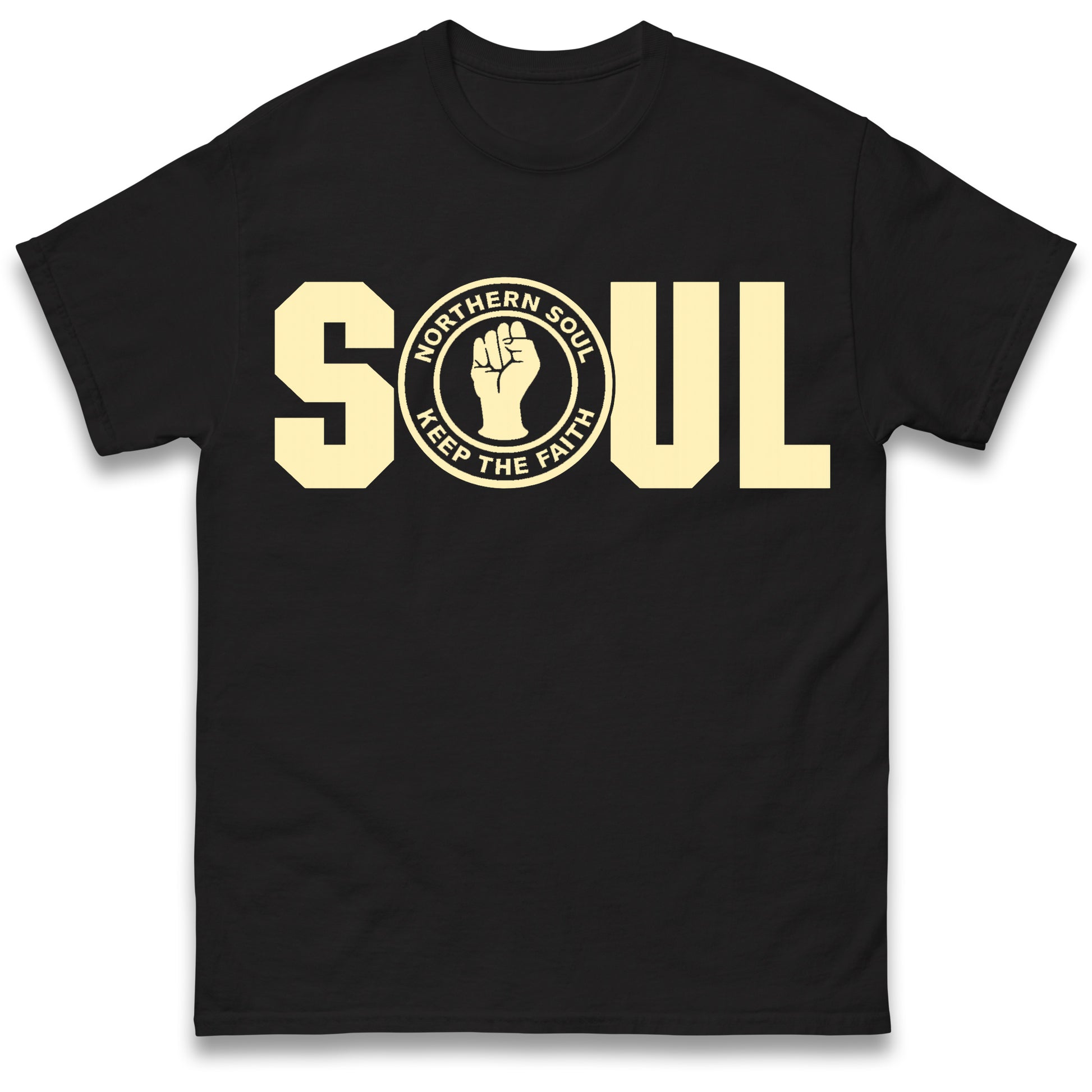 Northern Soul Keep The Faith Logo T Shirt