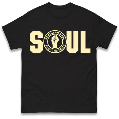 Northern Soul Keep The Faith Logo T Shirt