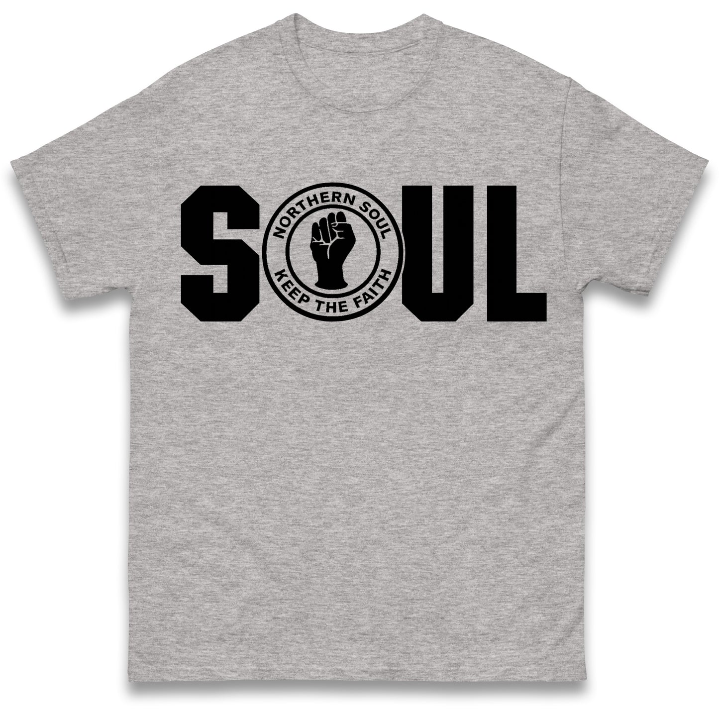 Northern Soul Keep The Faith Logo T Shirt