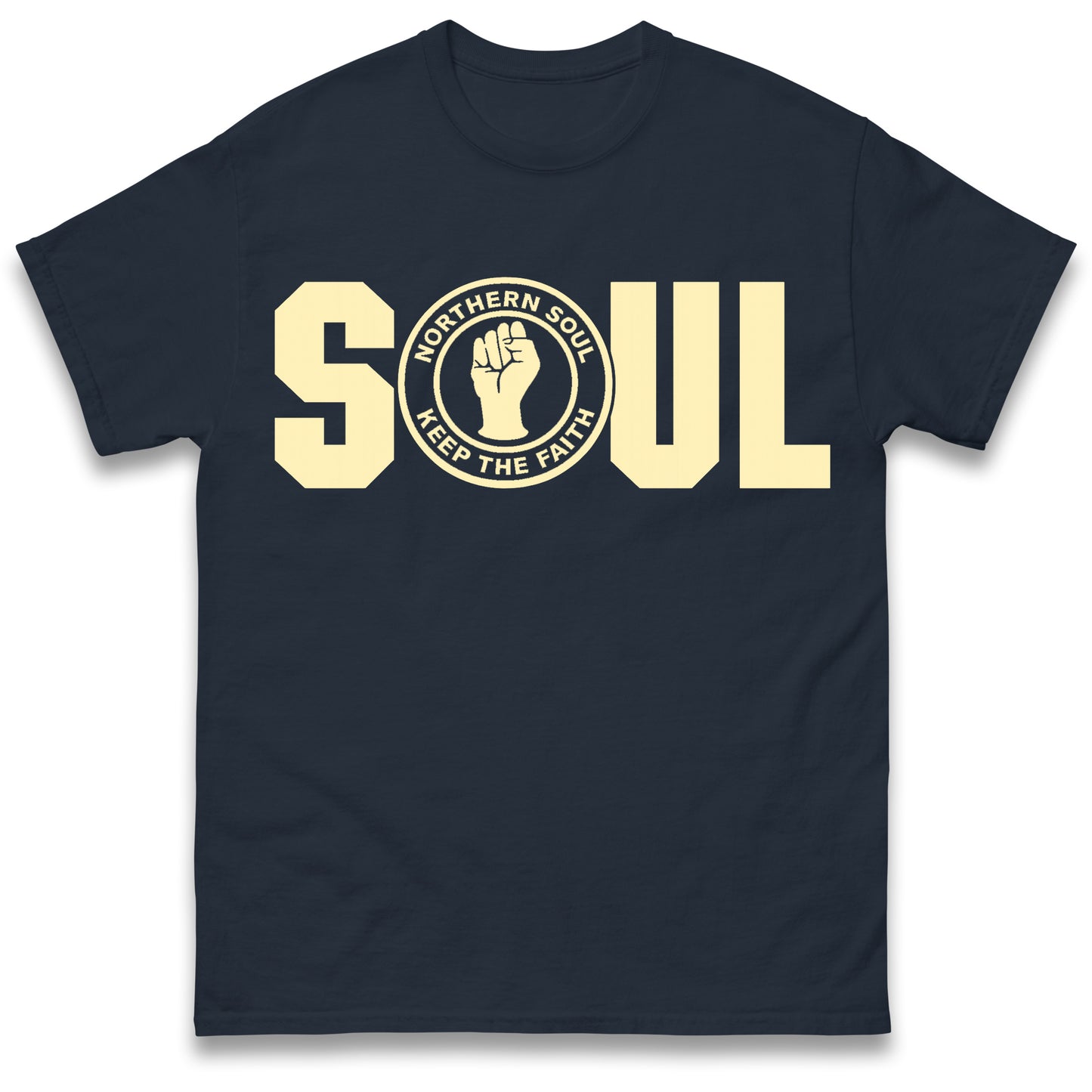 Northern Soul Keep The Faith Logo T Shirt