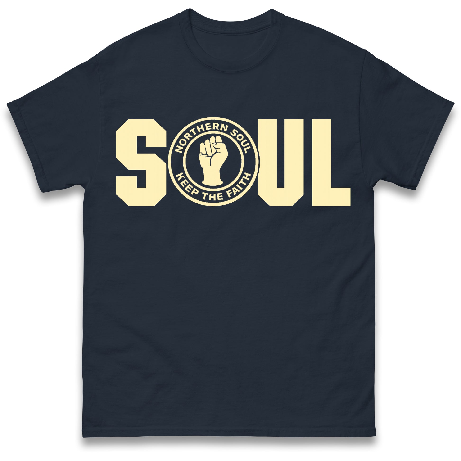Northern Soul Keep The Faith Logo T Shirt