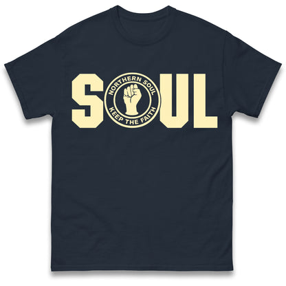 Northern Soul Keep The Faith Logo T Shirt
