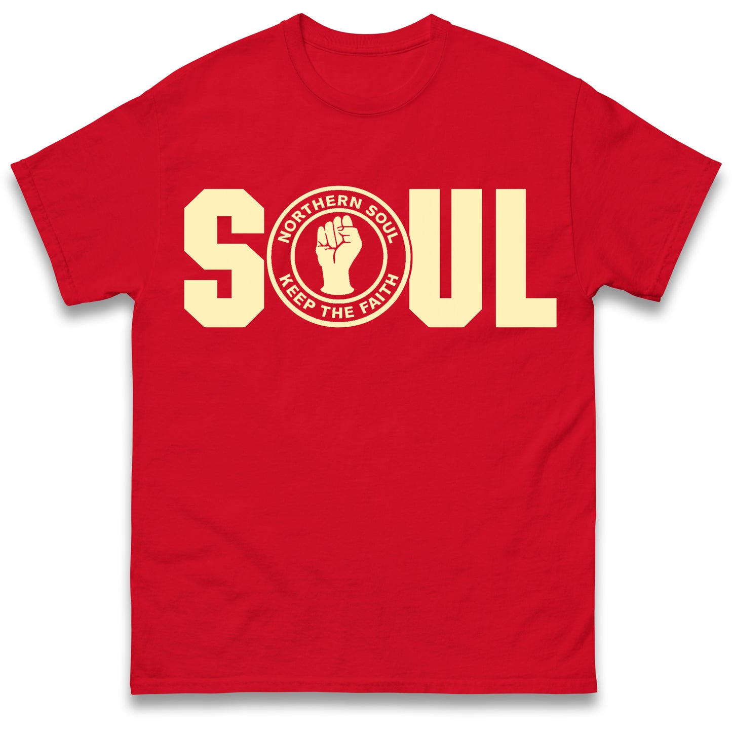 Northern Soul Keep The Faith Logo T Shirt