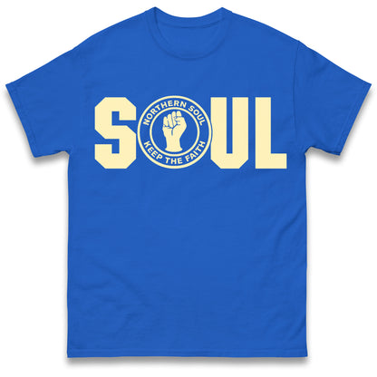 Northern Soul Keep The Faith Logo T Shirt