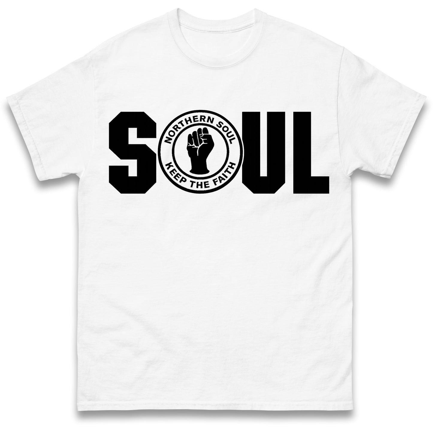 Northern Soul Keep The Faith Logo T Shirt