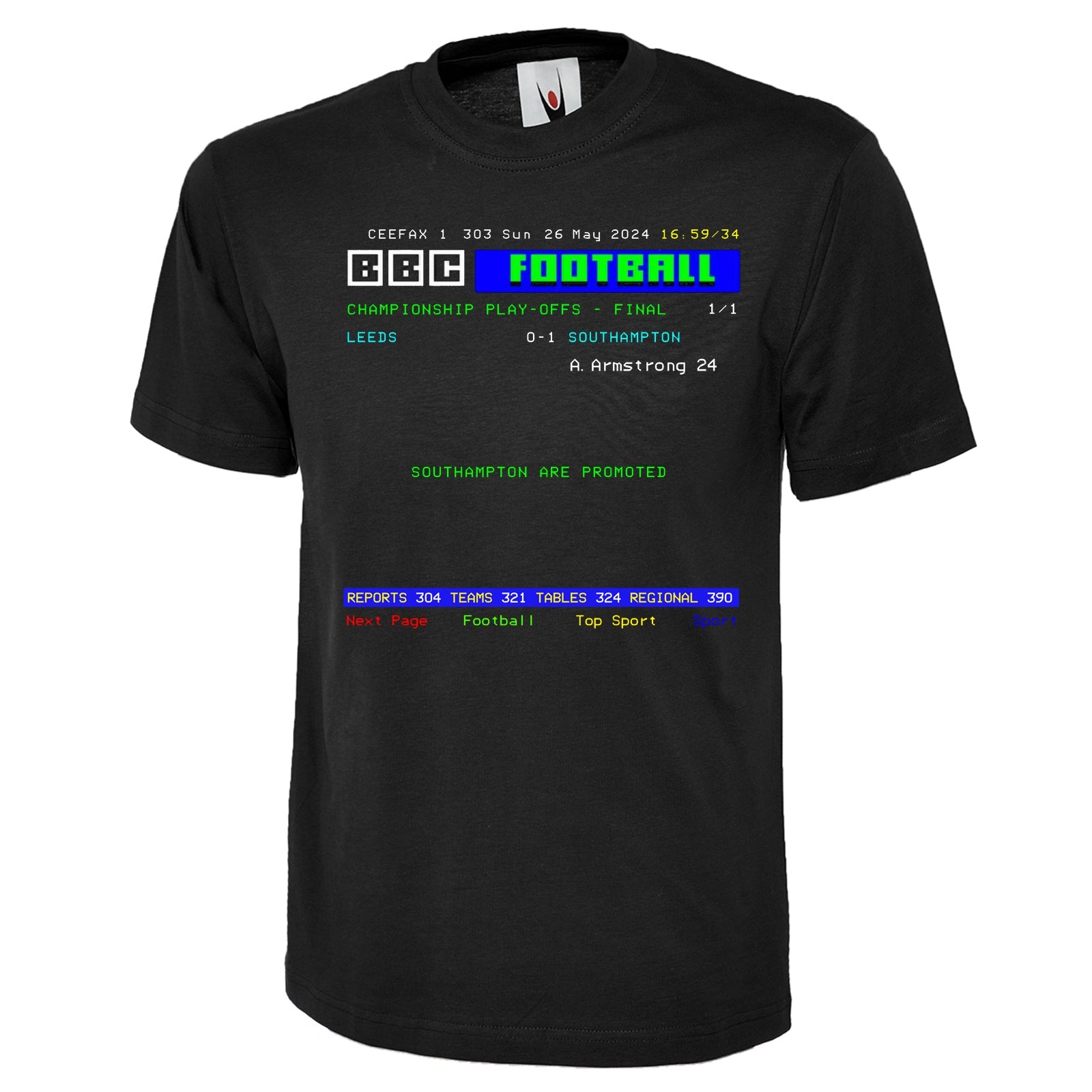 Southampton 2024 Promotion T-Shirt for Sale